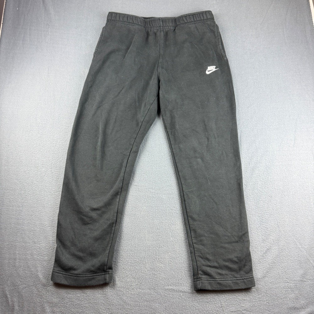 Nike Pants Men's L Black Fleece Sweatpants Joggers Sportswear Gym Run BV2707-010